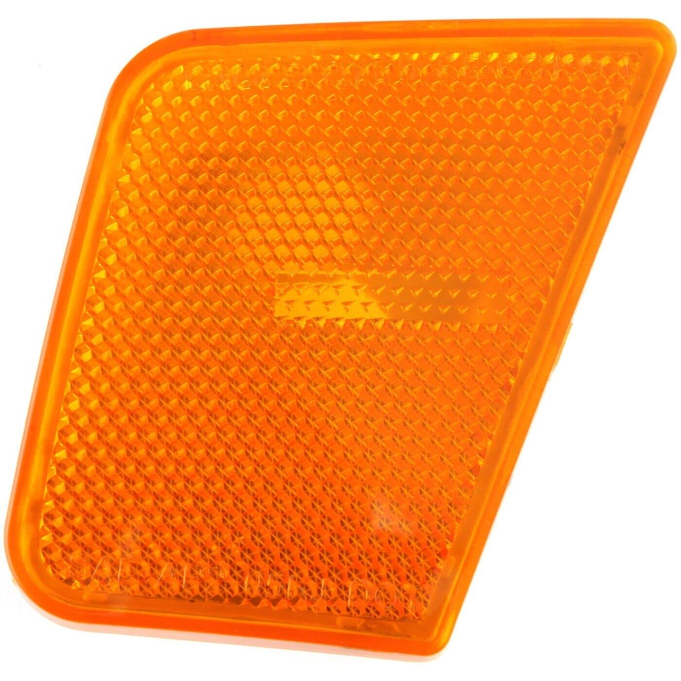 DAT AUTO PARTS Front Left Lower Driver Side Lower Marker Light Orange Lamp Plastic Lens Reflector Replacement for 2005-2007 Jeep Liberty Orange Tex...