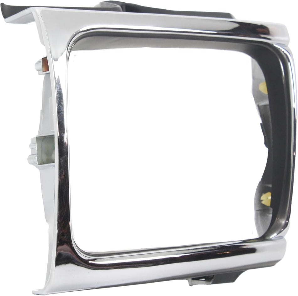 Front Passenger Side Headlight Bezel Fits 1992-1995 Toyota Pickup New Aftermarket Plastic TO2513118 5313135071