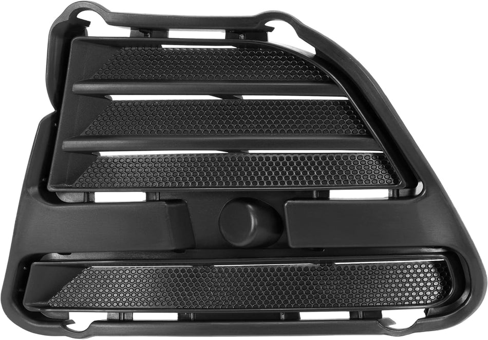 DAT AUTO PARTS Front Left Driver Side Fog Light Hole Cover Trim Molding Bumper Insert Replacement For 2013 2014 Ford Mustang Black Textured Plastic...