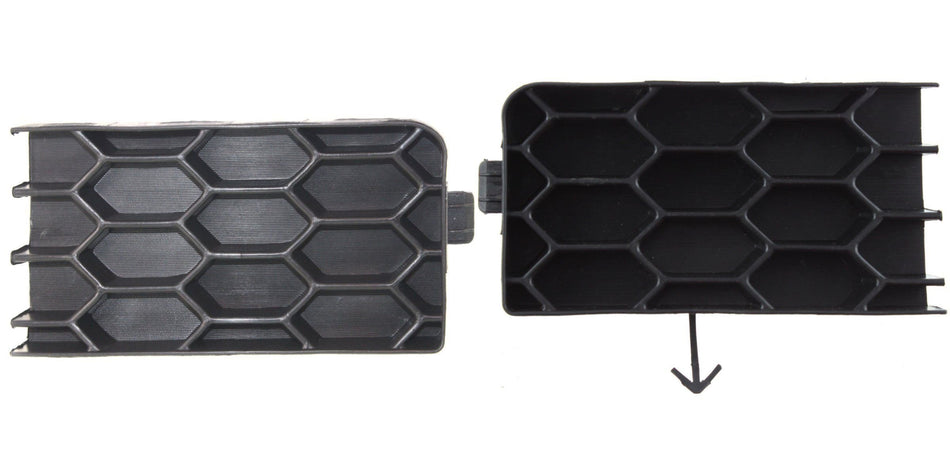 DAT AUTO PARTS Front Left Driver Right Passenger Side Pair Bumper Grille Filler Replacement For 2004-2006 Scion xB Black Textured Plastic Set of 2 ...