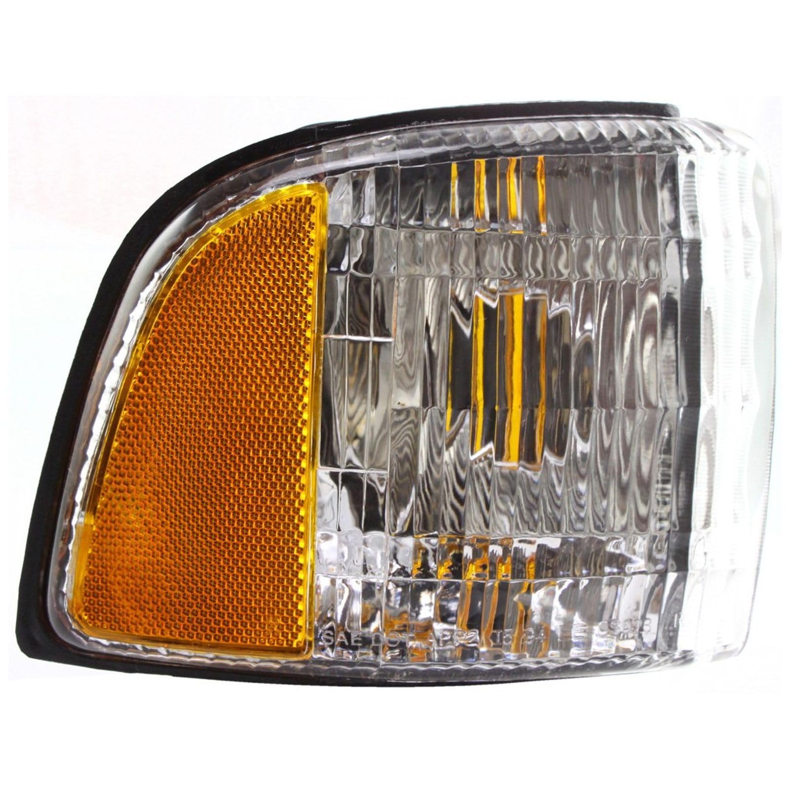 Front Passenger Side Turn Signal Light Parking Lamp Lens, Fits 1994-2002 Dodge Pickup Fullsize, 1999-2002 Wo/ Sport Except 2002 1500, 1994-1998 All...