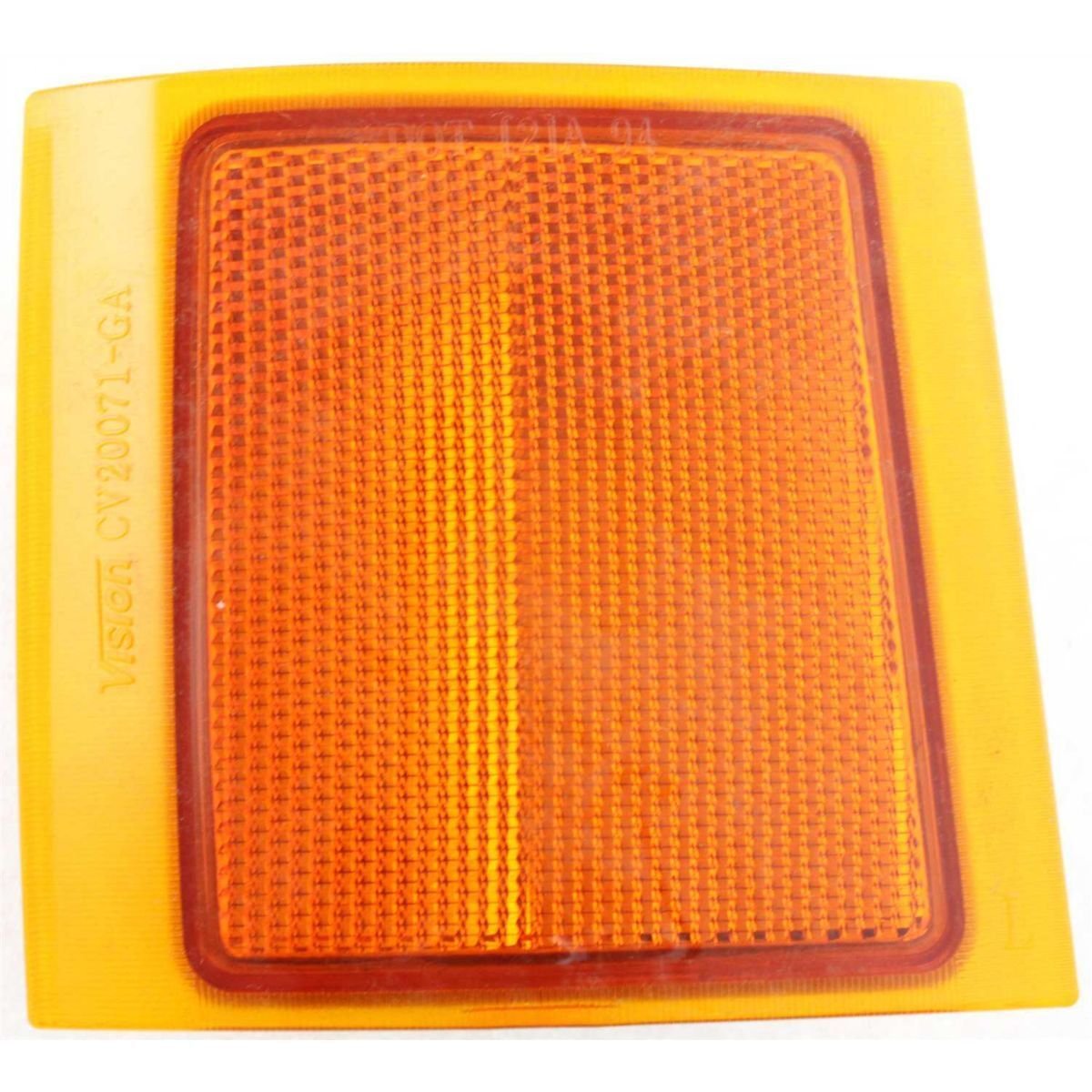 DAT AUTO PARTS Front Left Driver Side Upper Bumper Reflector Corner Signal Marker Light Lamp Replacement For 1994 - 2002 Chevrolet C/K Full Size Pi...