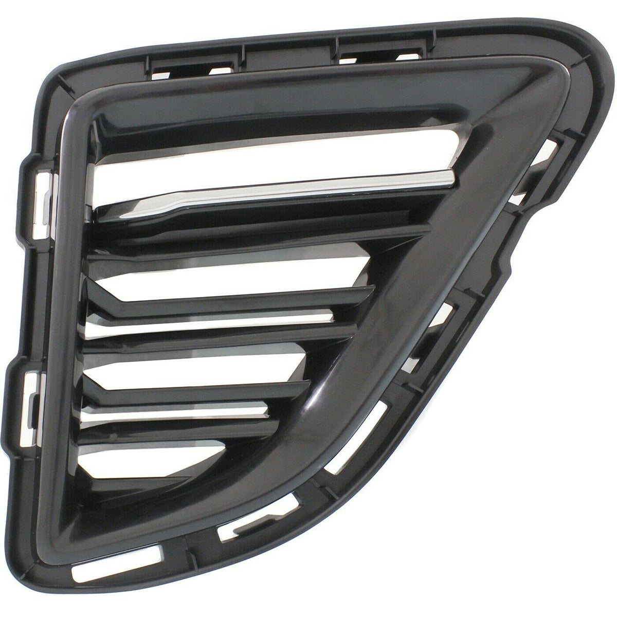 DAT AUTO PARTS Front Right Passenger Side Fog Light Cover Grille Molding Bumper Insert Replacement For 2016-2018 Chevrolet Camaro SS Black Textured...