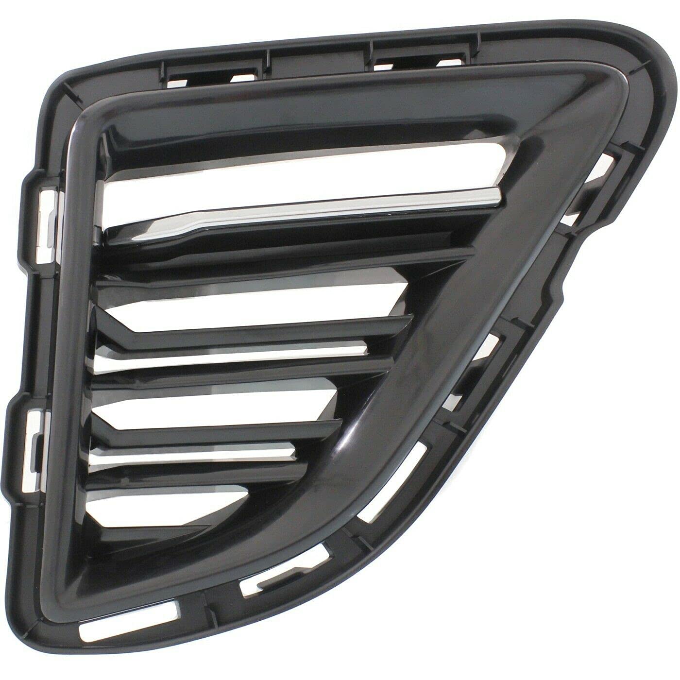 DAT AUTO PARTS Front Right Passenger Side Fog Light Cover Grille Molding Bumper Insert Replacement For 2016-2018 Chevrolet Camaro SS Black Textured...