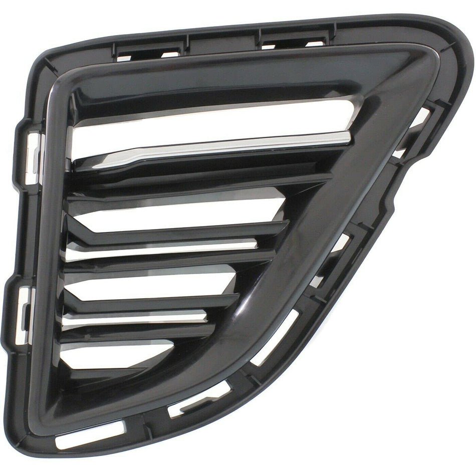DAT AUTO PARTS Front Right Passenger Side Fog Light Cover Grille Molding Bumper Insert Replacement For 2016-2018 Chevrolet Camaro SS Black Textured...
