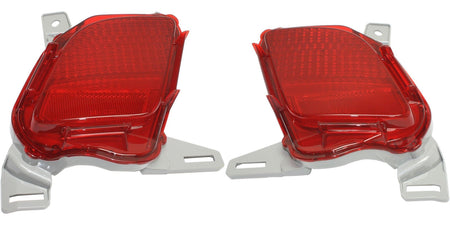 DAT AUTO PARTS REAR BUMPER COVER REFLECTOR SET OF TWO REPLACEMENT FOR 14-16 TOYOTA HIGHLANDER LEFT DRIVER AND RIGHT PASSENGER SIDE PAIR TO1184108 T...