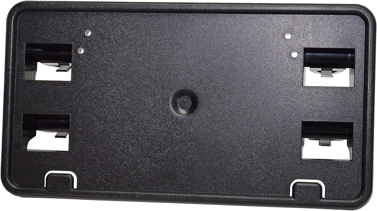 Front Bumper License Plate Frame Tag Mounting Bracket Holder Replacement for 2018-2020 Ford F150 3.3L , 5.0L Engine Models Without Engine Heater Bl...