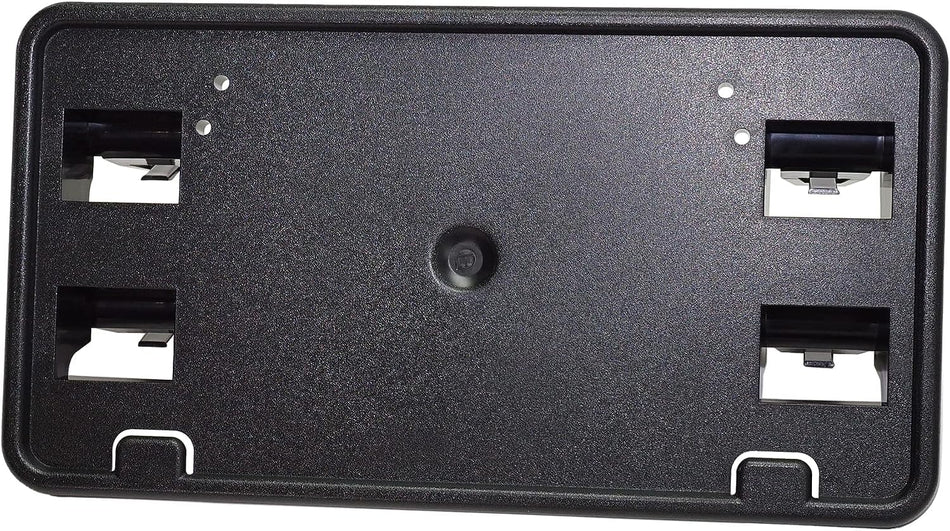 Front Bumper License Plate Frame Tag Mounting Bracket Holder Replacement for 2018-2020 Ford F150 3.3L , 5.0L Engine Models Without Engine Heater Bl...