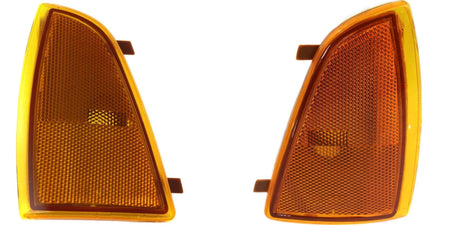 DAT AUTO PARTS Front Right Passenger & Left Driver Side Marker Corner Parking Lamp Set Of 2 Replacement For 1995 - 1997 Chevrolet Blazer Orange Len...