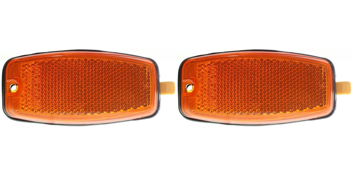 DAT AUTO PARTS Side Marker Light Assembly Set Replacement for 01-05 Hyundai Santa FE 05-09 Tucson Santa FE Production Date 10/20/2004 Left Driver R...
