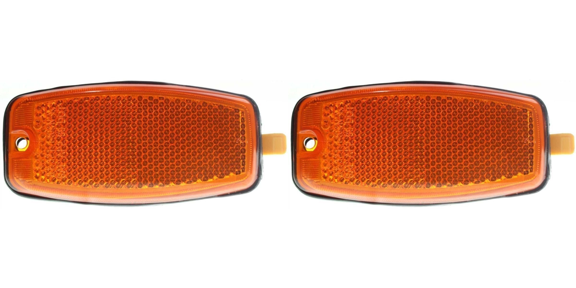 DAT AUTO PARTS Side Marker Light Assembly Set Replacement for 01-05 Hyundai Santa FE 05-09 Tucson Santa FE Production Date 10/20/2004 Left Driver R...