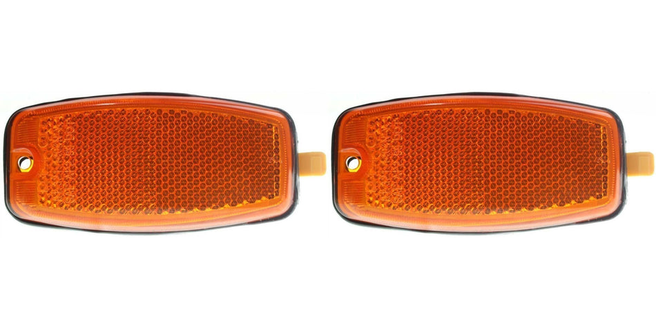 DAT AUTO PARTS Side Marker Light Assembly Set Replacement for 01-05 Hyundai Santa FE 05-09 Tucson Santa FE Production Date 10/20/2004 Left Driver R...