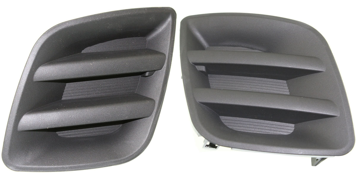 DAT AUTO PARTS Front Right Passenger and Left Driver Side Bumper Fog LightCover Set of 2 Replacement for 2009-2012 Toyota RAV4 Base Sport Models La...