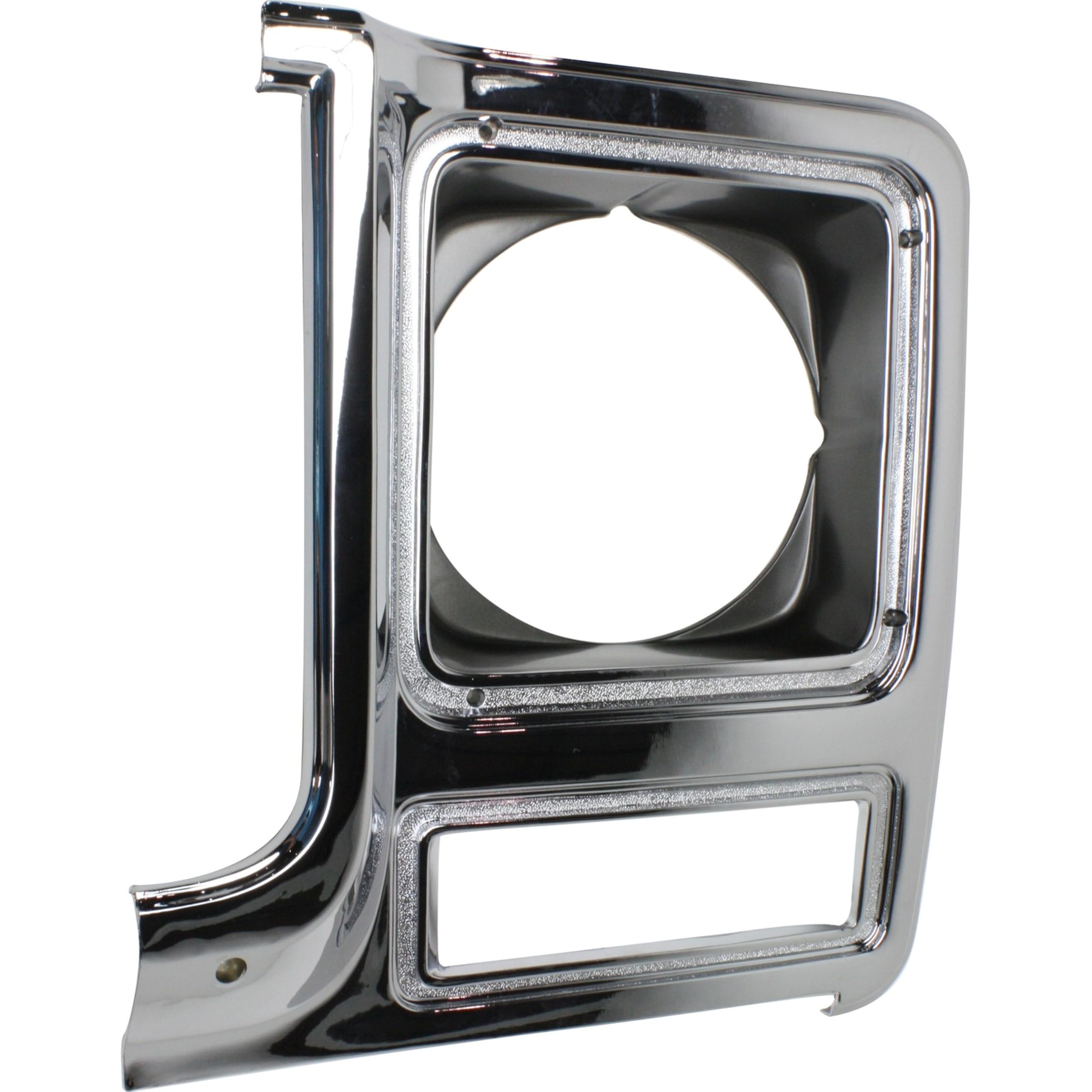 Front Driver Side HeadLight Bezel Grille, For 1979-1980 Chevy Blazer Fullsize, Suburban CK RV, GMC Jimmy Full S, Suburban, Fullsize C/K, With Round...