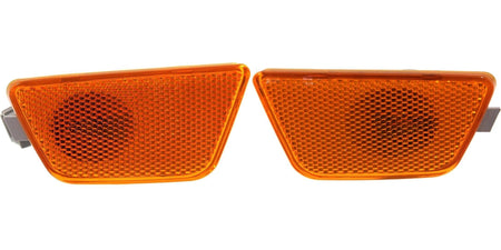 Front Right Passenger & Left Driver Side Set Bumper Corner Reflector Signal Marker Light Replacement Pair For 2011-2016 Chevy Chevrolet Cruze Orang...