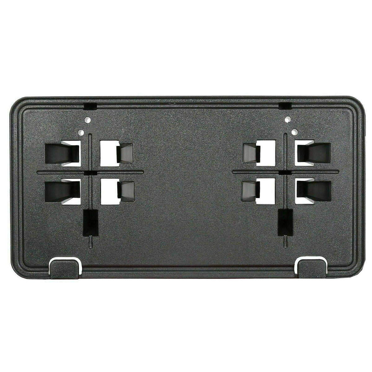 DAT AUTO PARTS Front Bumper License Plate Frame Tag Mounting Bracket Holder Replacement for 2015-2017 Ford F150 Turbo Models Only Black Textured Pl...