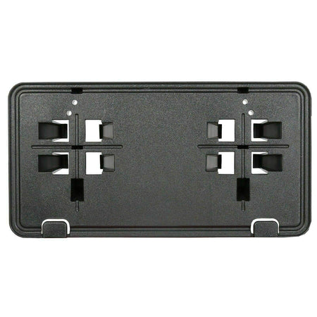 DAT AUTO PARTS Front Bumper License Plate Frame Tag Mounting Bracket Holder Replacement for 2015-2017 Ford F150 Turbo Models Only Black Textured Pl...