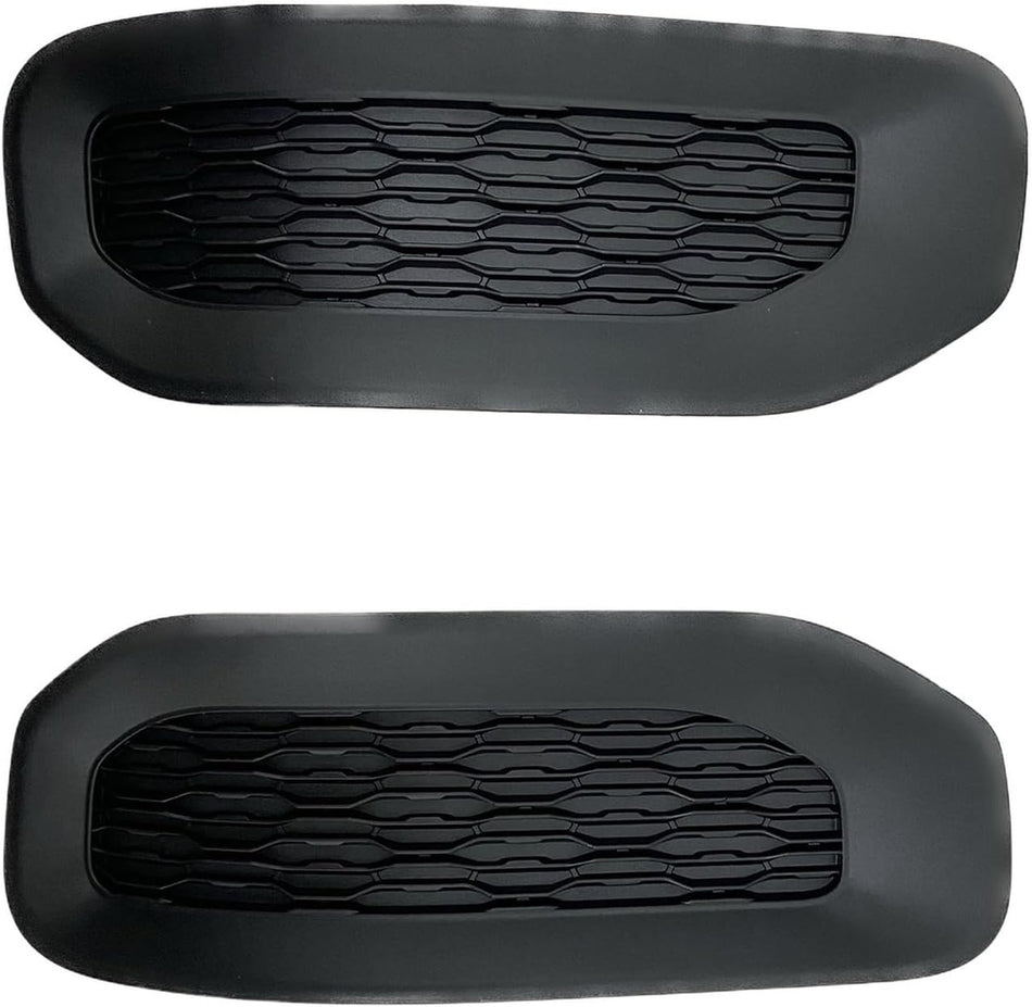 Front Bumper Cover Molding Pair Fits 2019-2024 Ram 1500 Driver Passenger Side Black CH1037140 68274681AB