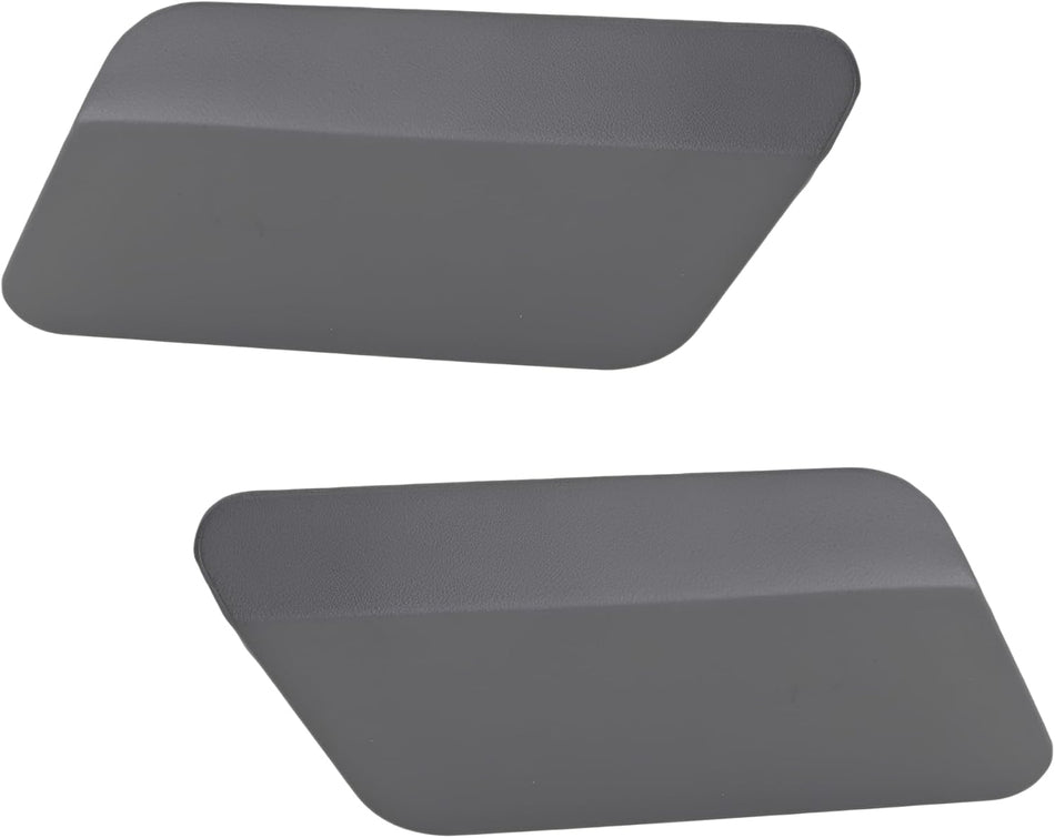 Headlight Washer Cover Front Driver and Passenger Side Pair Fits 2015-2017 BMW X3 2015-2018 X4 With M Package Textured Black ABS BM1048128