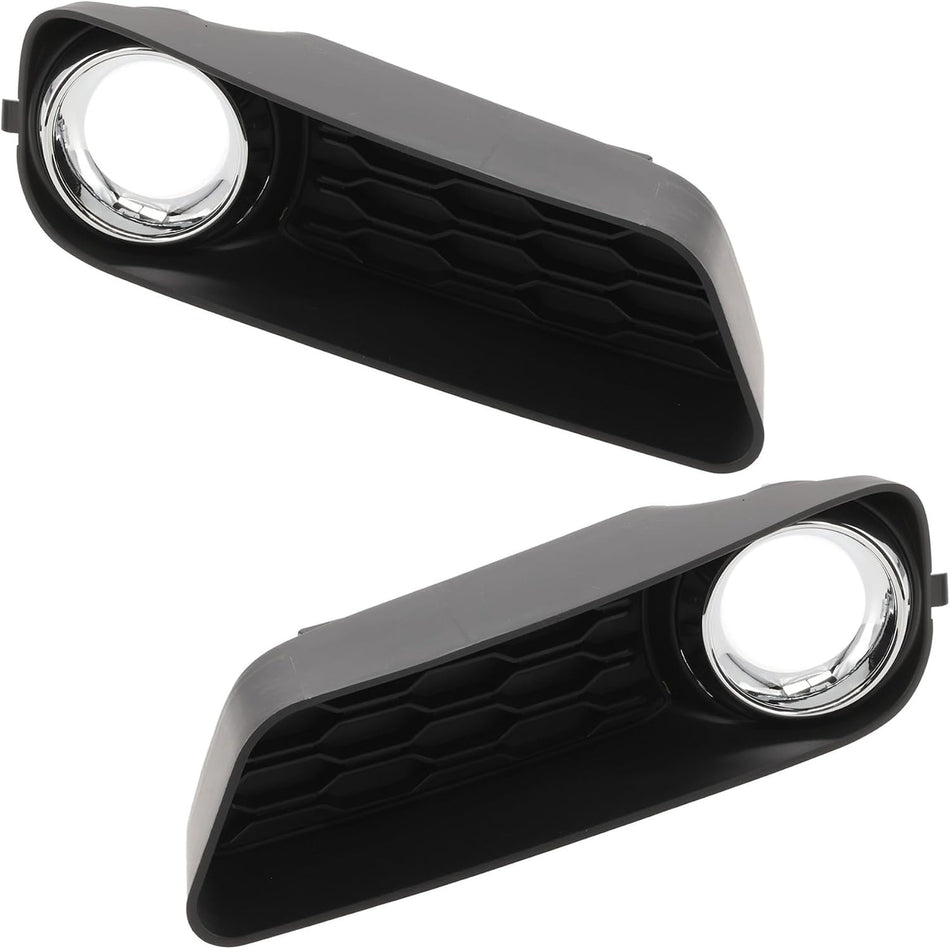 Bumper Cover Bezel Pair Fits 2011-2014 Dodge Avenger Front Left Right CH1038121 CH1039121