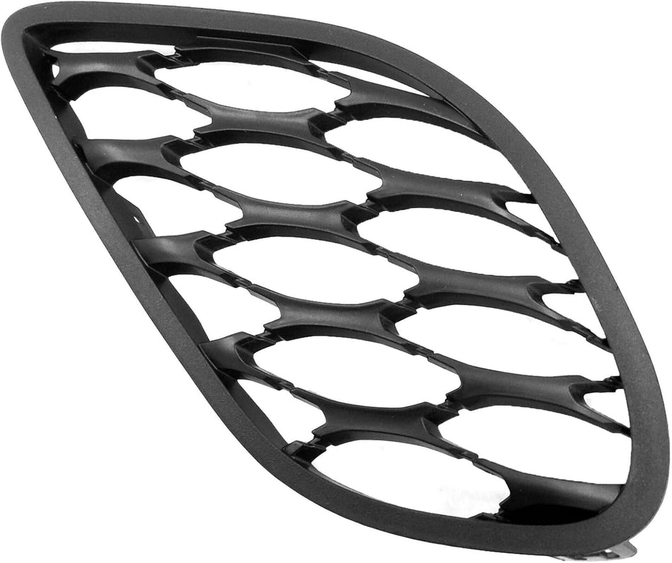Front Left & Right Bumper Cover Molding Bezel – Fits 2019-2023 Dodge Charger Scat Pack SRT392 Hellcat Black Textured CH1038213 CH1039213