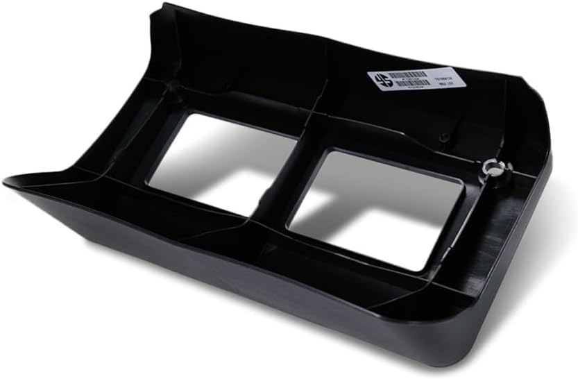 Front License Plate Bracket Frame Tag Holder Replacement for 2016-2020 Toyota Tacoma Pickup Truck 2WD 4WD Models Black Textured Plastic TO1068134