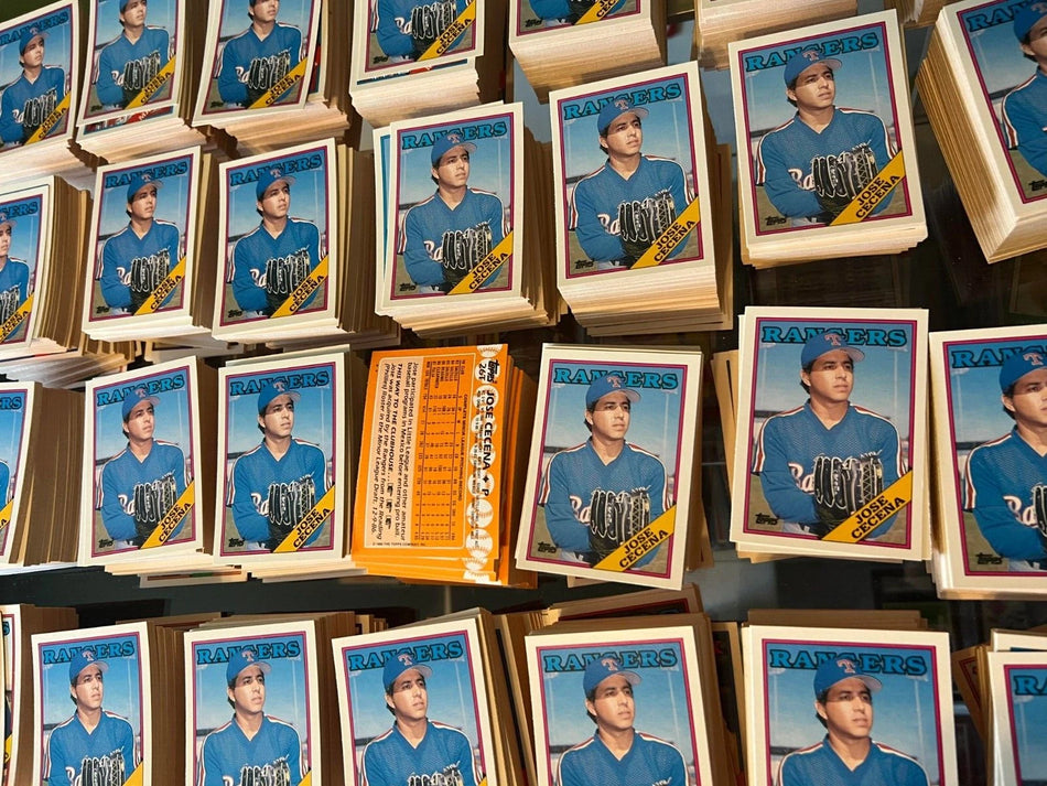 29 Cards - All 1988 Topps Traded #26T Jose Cecena Card Lot NM-NMMT