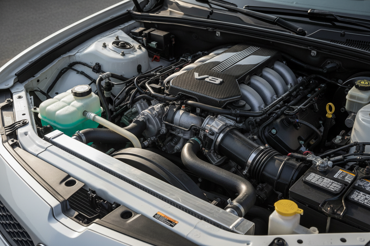 Underhood with Coolant Reservoir