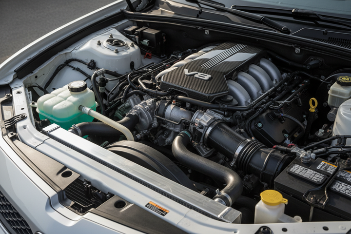 Underhood with Coolant Reservoir